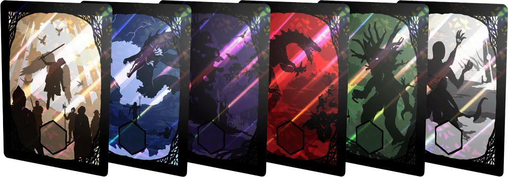 Floating mana token set